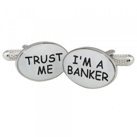 Trust Me I'm A Banker Cufflinks