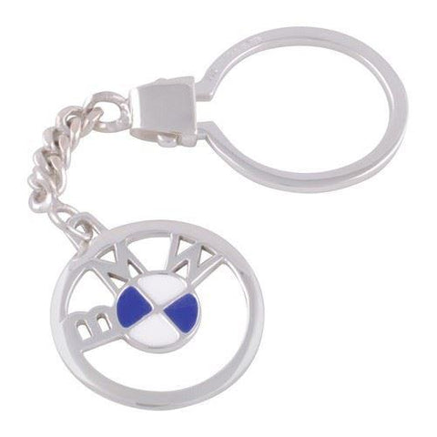 Sterling Silver Plated BMW Keyring