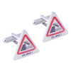 Oh S*** Road Sign Cufflinks