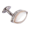 Mother of Pearl cufflinks with Swarovski Crystals