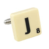 Letter J Scrabble Cufflink