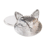 Silver Plated Fox Chain Cufflinks (Engraved)