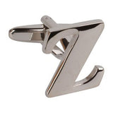 Letter Z Initial Cufflink (Sold Individually)