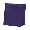 Plain Purple Woven Silk Handkerchief