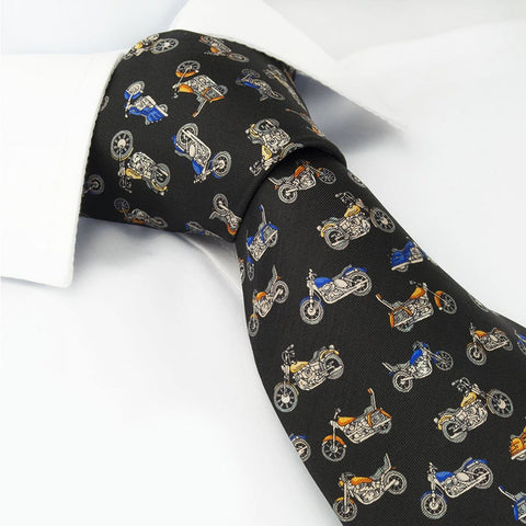 Motorbike Silk Tie