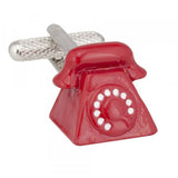 Red Telephone Cufflinks