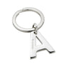 Sterling Silver Letter A Keyring