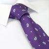Purple & Lilac Paisley Silk Tie